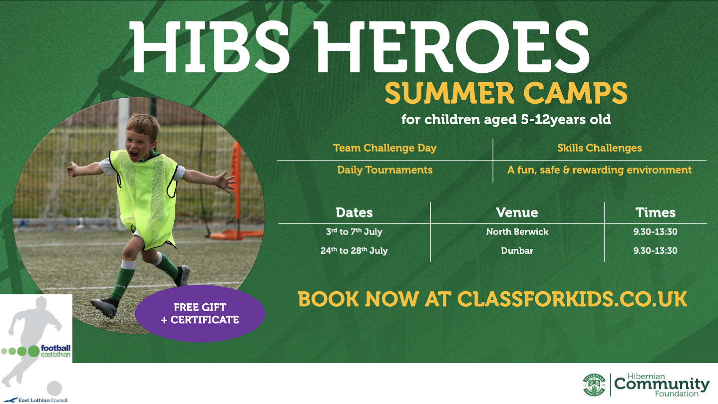 Hibs Heroes East Lothian Summer 2023 3